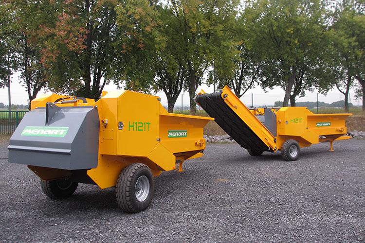 VEGUEMAT - Compostage & recyclage - Broyeur agricole à déchets verts - MENART H121 T