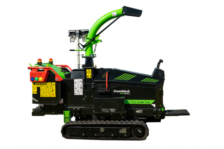 VEGUEMAT - Broyeurs de branches et de végétaux professionnels - GreenMech - EVO 205 D Sure-trak